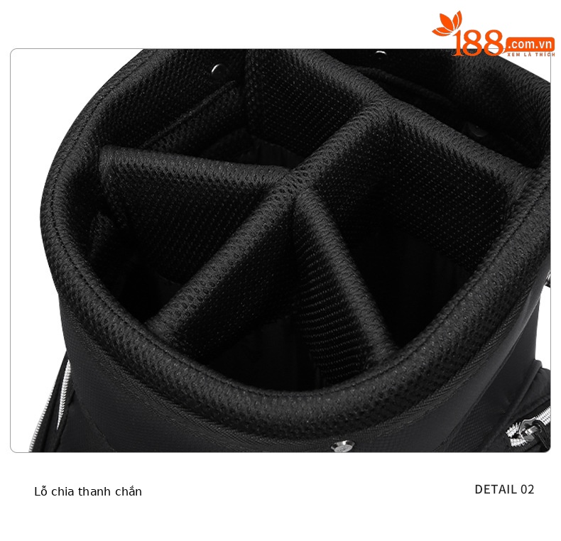 Túi golf nhẹ PGM vải nylon chống nước, cao 128 cm, đựng đầy đủ bộ gậy — Túi cầm tay cầm nhẹ QB067 [màu đỏ], Túi cầm tay cầm nhẹ QB067 [màu xanh lam], Túi cầm tay cầm nhẹ QB067 [màu đen], Túi cầm tay cầm nhẹ QB067 [kaki] chi tiết 16