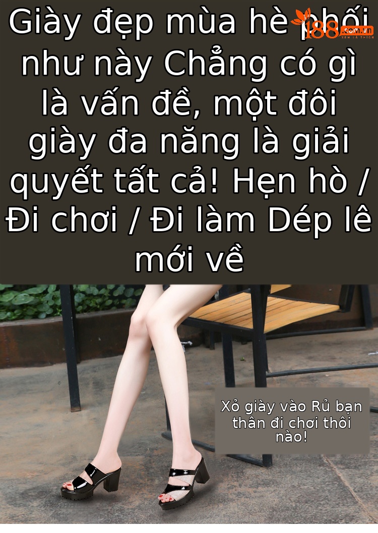 Dép sandal nữ da bóng cao gót phối màu mũi hở, xỏ ngón, size lớn 43 — Màu đen, Màu bạc, Màu đỏ chi tiết 1