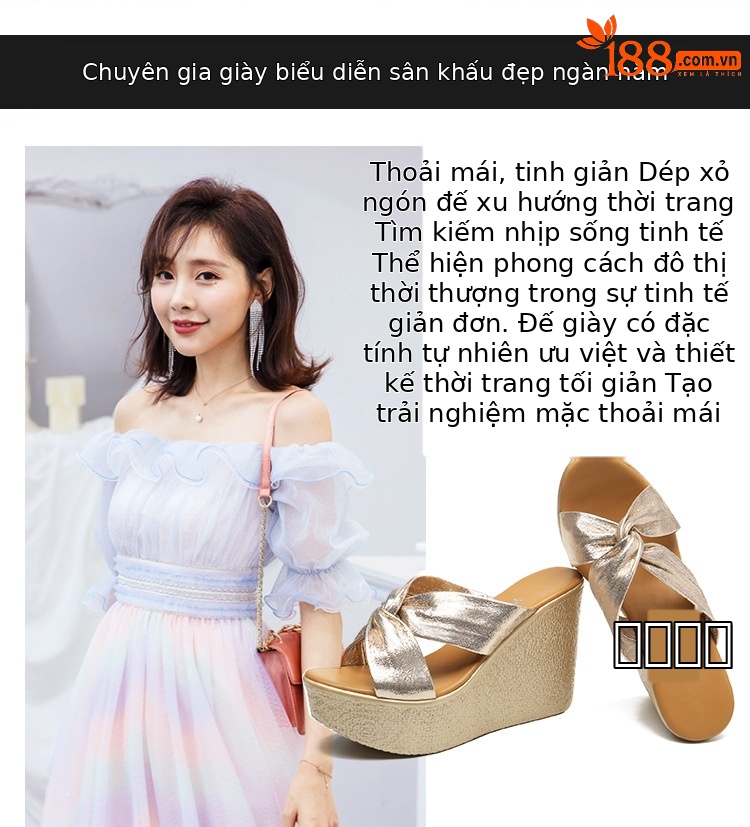 Dép nữ đế xuồng cao 11cm chống nước, đế dày, kiểu mới hè 2025, siêu cao gót, đi ngoài trời — Màu đỏ 11cm, Màu Bạc 11cm, Bạc 8cm, Màu đen 11cm chi tiết 2
