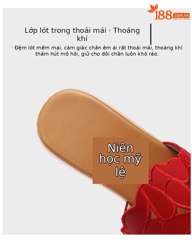 Dép đế xuồng nữ hở mũi gót cao platform đế dày mùa hè 2025 — Màu đen, Màu vàng, Màu trắng, Màu đỏ chi tiết 9