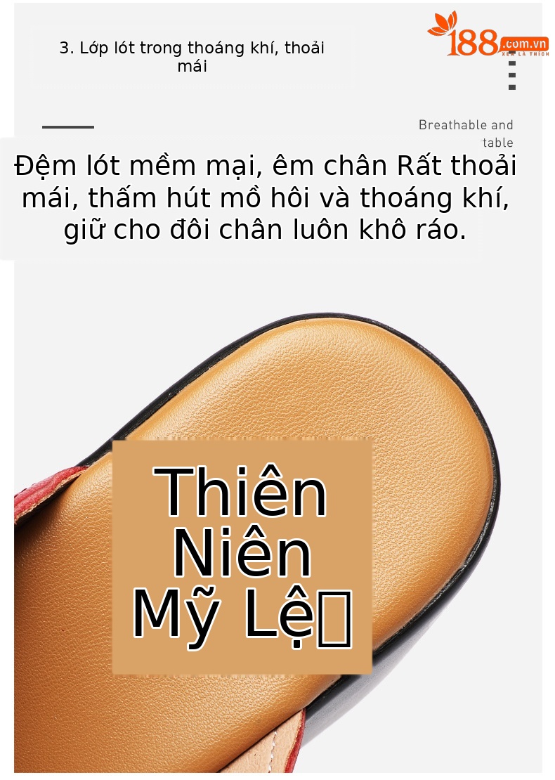 Dép cao gót đế xuồng nữ hè 2025, đế platform dày, hở mũi, gót 8 cm — Màu xanh lục 8cm, Màu đỏ 8cm, Trắng 8cm, Đen 8cm chi tiết 7