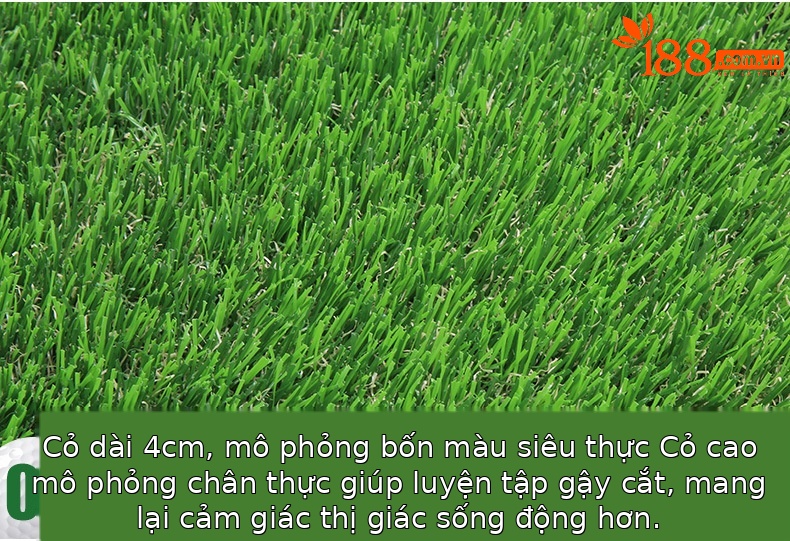 Đệm tập golf PGM ba trong một 65x42cm gấp gọn chịu lực — Miếng đệm gấp ba cỏ DJD024 chi tiết 5