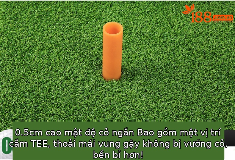 Đệm tập golf PGM ba trong một 65x42cm gấp gọn chịu lực — Miếng đệm gấp ba cỏ DJD024 chi tiết 6