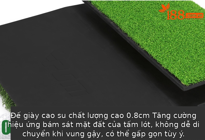 Đệm tập golf PGM ba trong một 65x42cm gấp gọn chịu lực — Miếng đệm gấp ba cỏ DJD024 chi tiết 7