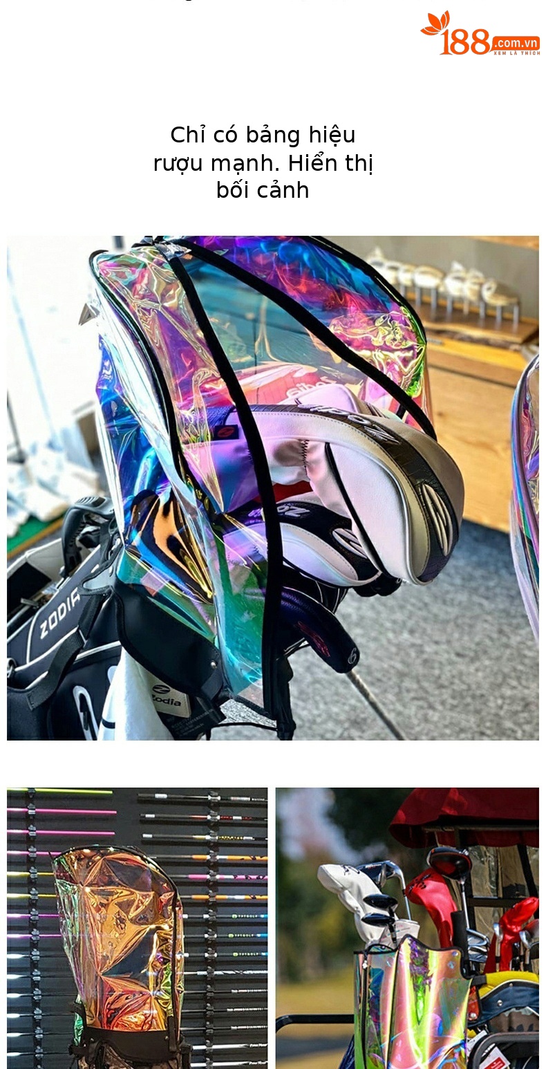 Mũ bóng golf PGM đa năng nhiều màu sắc, chất liệu TPU chống nước, có thể điều chỉnh kích cỡ — Mũ bóng đầy màu sắc QB072, Mũ bóng trong suốt QB072 chi tiết 6