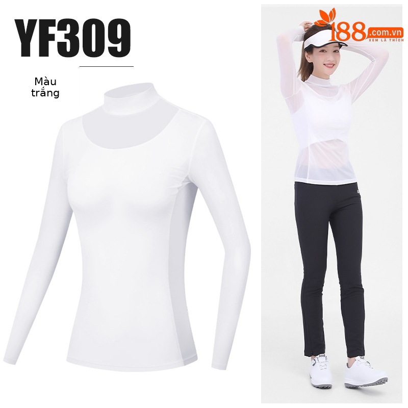 YF309 áo phông nữ màu trắng