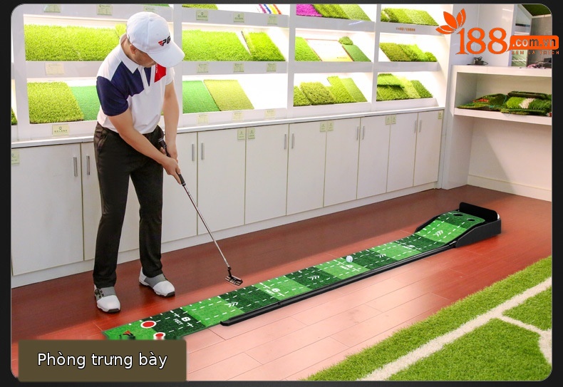 Thảm tập golf PGM nhung trong nhà 3 mét có đường bóng trả lại — [TL021] 3M không quay lại fairway (bao bì Trung Quốc), [TL021] 3M có fairway (bao bì Trung Quốc), [TL021] 3M có đường bóng trả lại có vách ngăn (bao bì Trung Quốc), [TL021] 3M không quay lại fairway (bao bì tiếng Anh) chi tiết 5