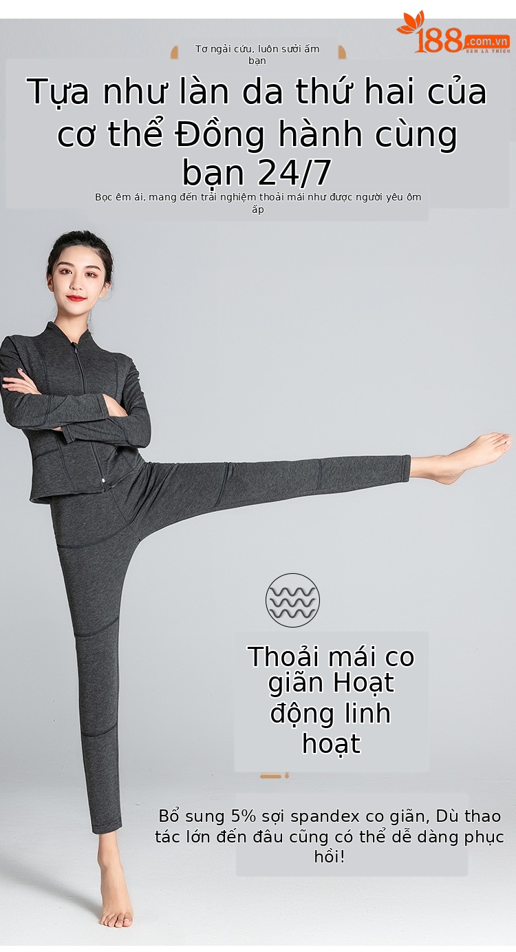 Quần legging nam lót lông cừu chống lạnh mùa đông, eo cao giữ nhiệt cashmere dày — YF20811 lót lông nam chi tiết 6