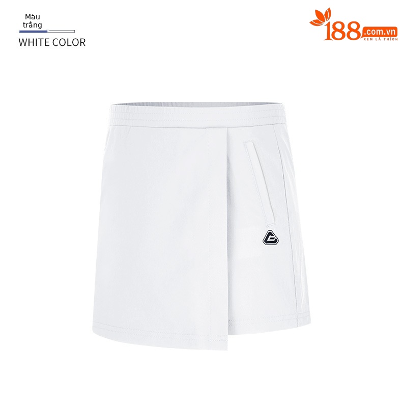 Váy golf nữ trẻ em PGM dáng chữ A thoáng khí nhanh khô — QZ064 màu trắng, QZ064 màu đen, QZ064 Màu Đỏ chi tiết 6