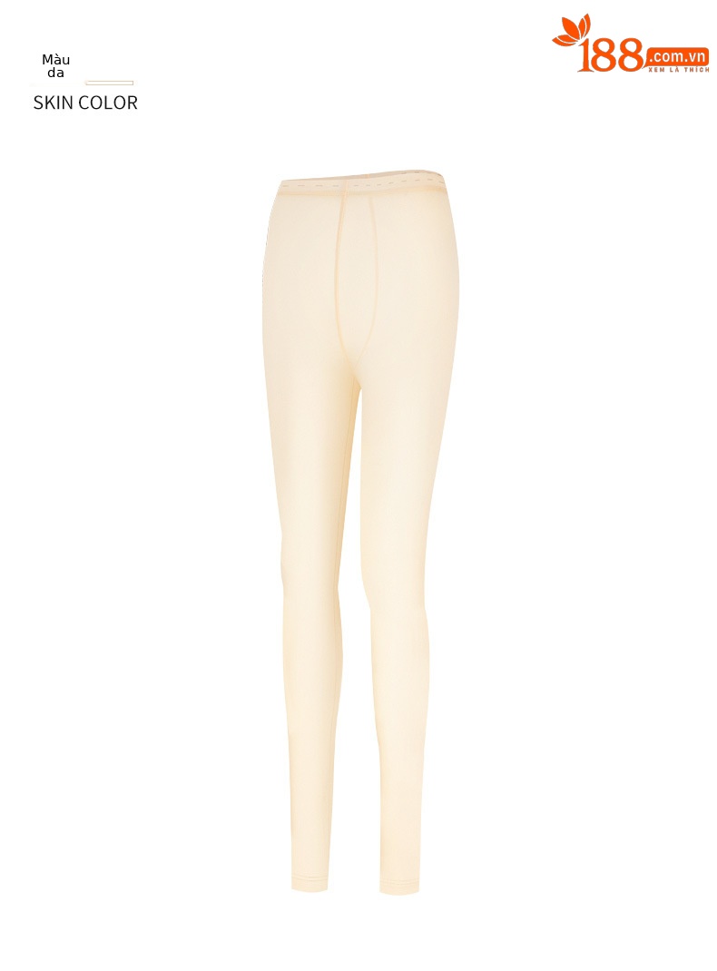 Quần legging golf nữ dài chống nắng, chất lụa lạnh mềm mịn, thiết kế có chân đạp, co giãn cao — KUZ088 màu da, KUZ089 quần gi-trắng, KUZ089 quần gi-xám nhạt, KUZ088 màu trắng chi tiết 10