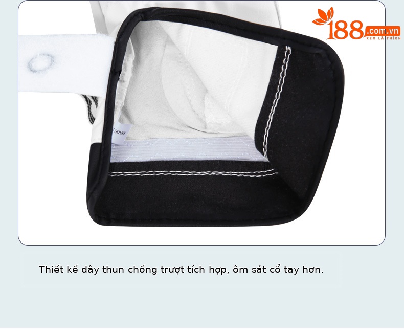 Găng tay chơi gôn nữ PGM da cừu chống trượt Velcro — Găng Tay Nơ Nữ ST027, Găng Tay Nơ Nữ ST030 (Ngón Tay hở) chi tiết 19