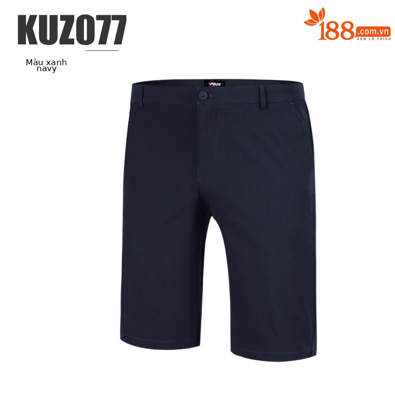 Quần short nam màu trơn KUZ077 màu xanh nước ngoài