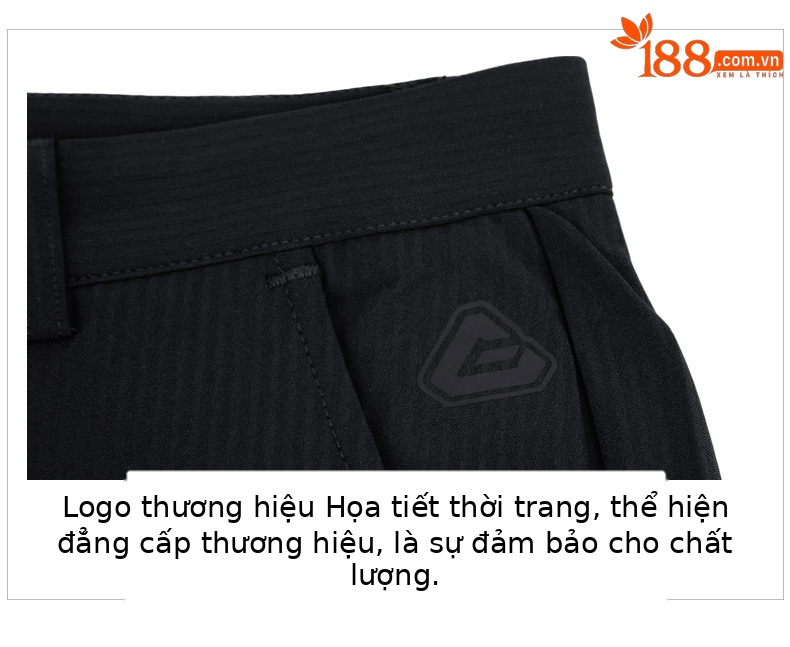 Quần short golf nam PGM vải co giãn cao thoáng khí — Quần short nam màu trơn KUZ077 màu đen, Quần short nam màu trơn KUZ077 màu xanh nước ngoài chi tiết 10