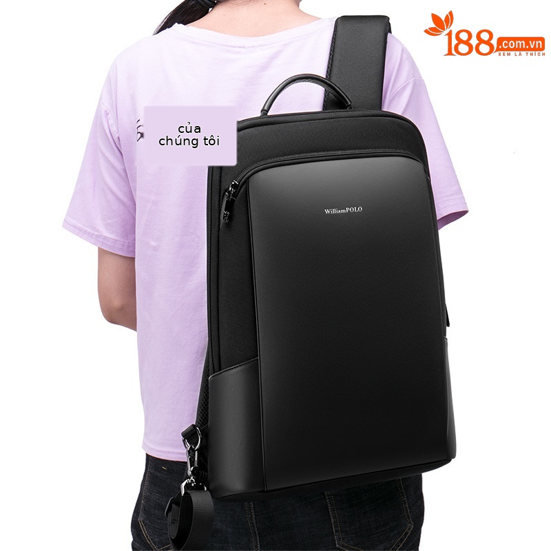 Ba lô nam thể thao ngoài trời mỏng nhẹ đựng laptop 14 inch
