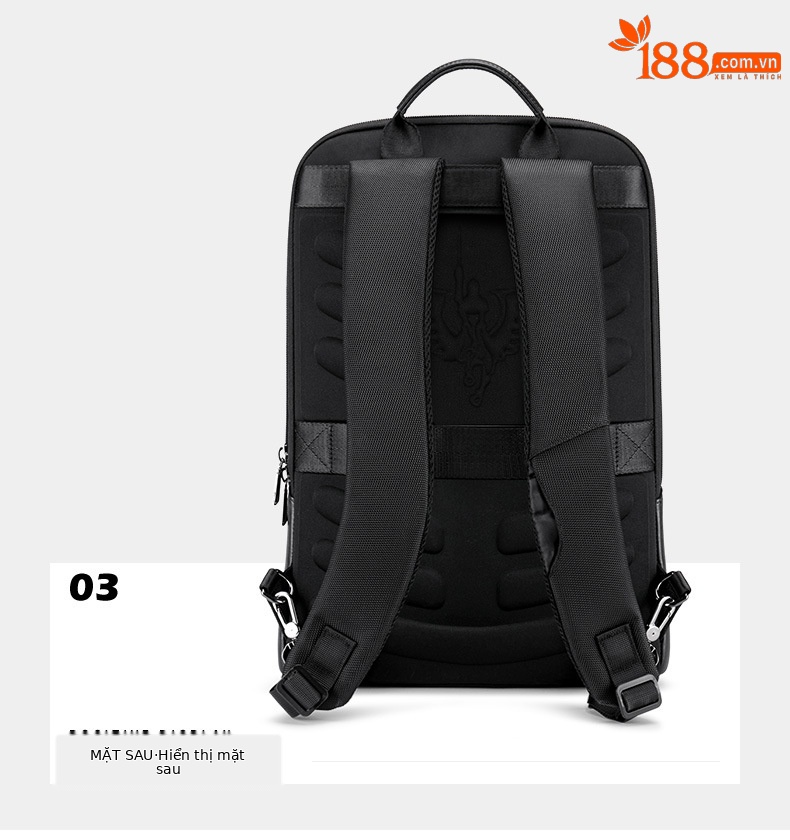 Ba lô nam thể thao ngoài trời mỏng nhẹ đựng laptop 14 inch chi tiết 15