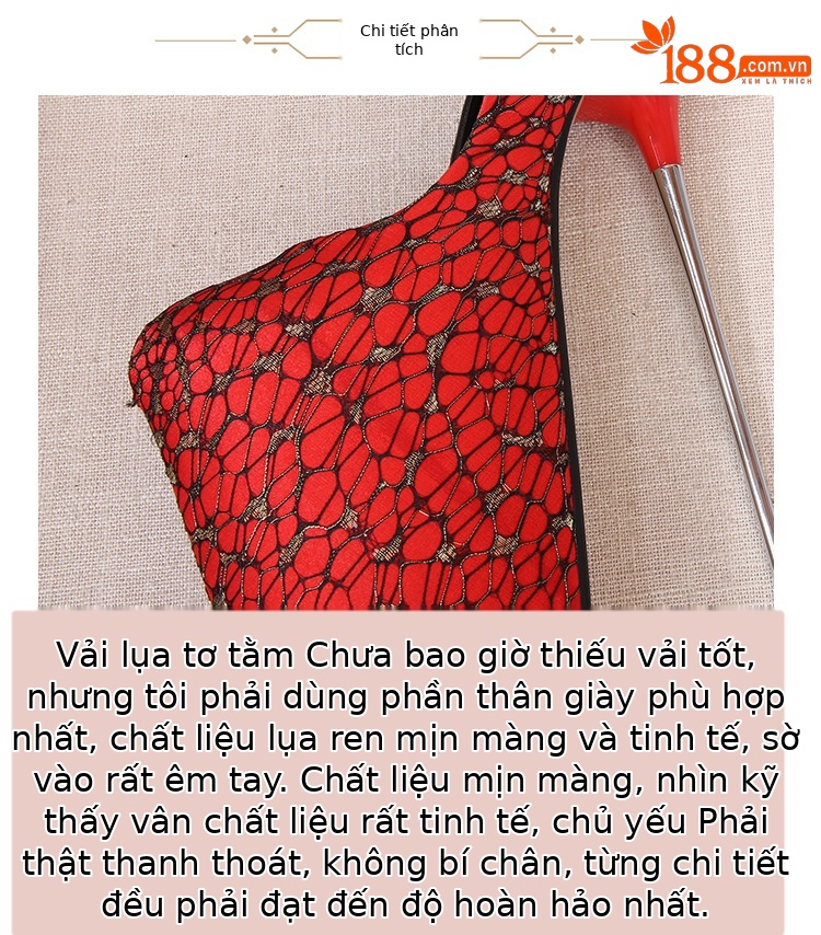 Giày cao gót nữ mũi nhọn đế kim loại gót 22 cm — Màu đen da bóng chi tiết 3