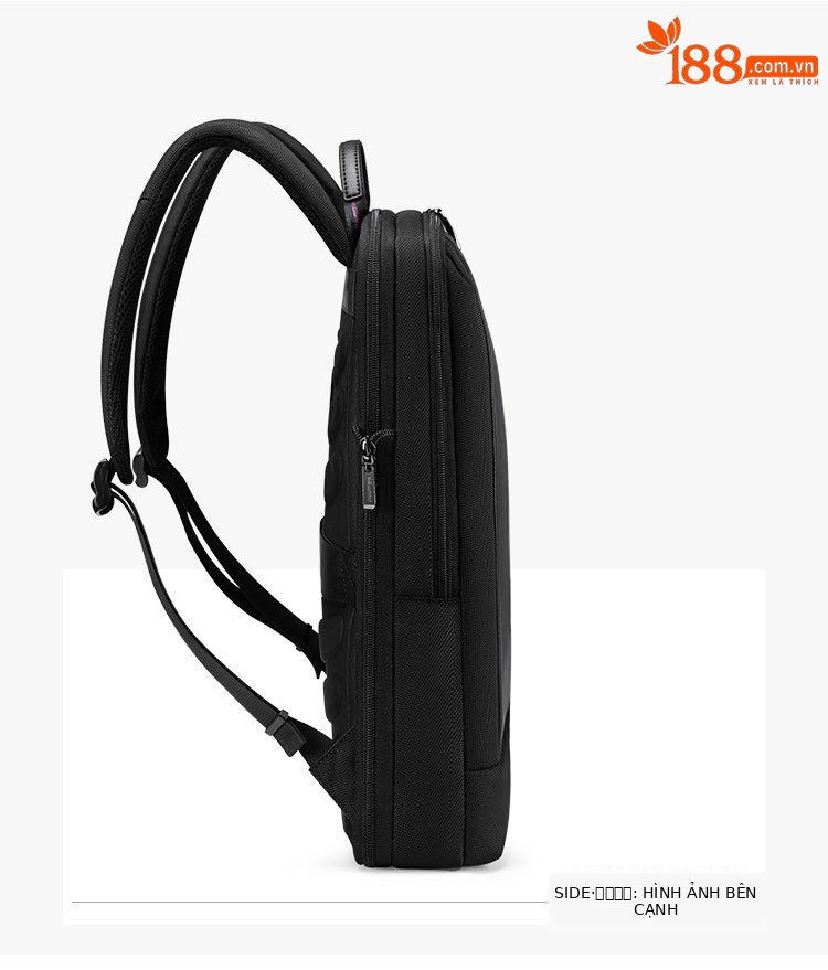 Ba lô nam hoàng đế Paul đựng laptop 15 inch, kiểu dáng đeo vai đơn nhẹ đi làm đa năng chi tiết 11