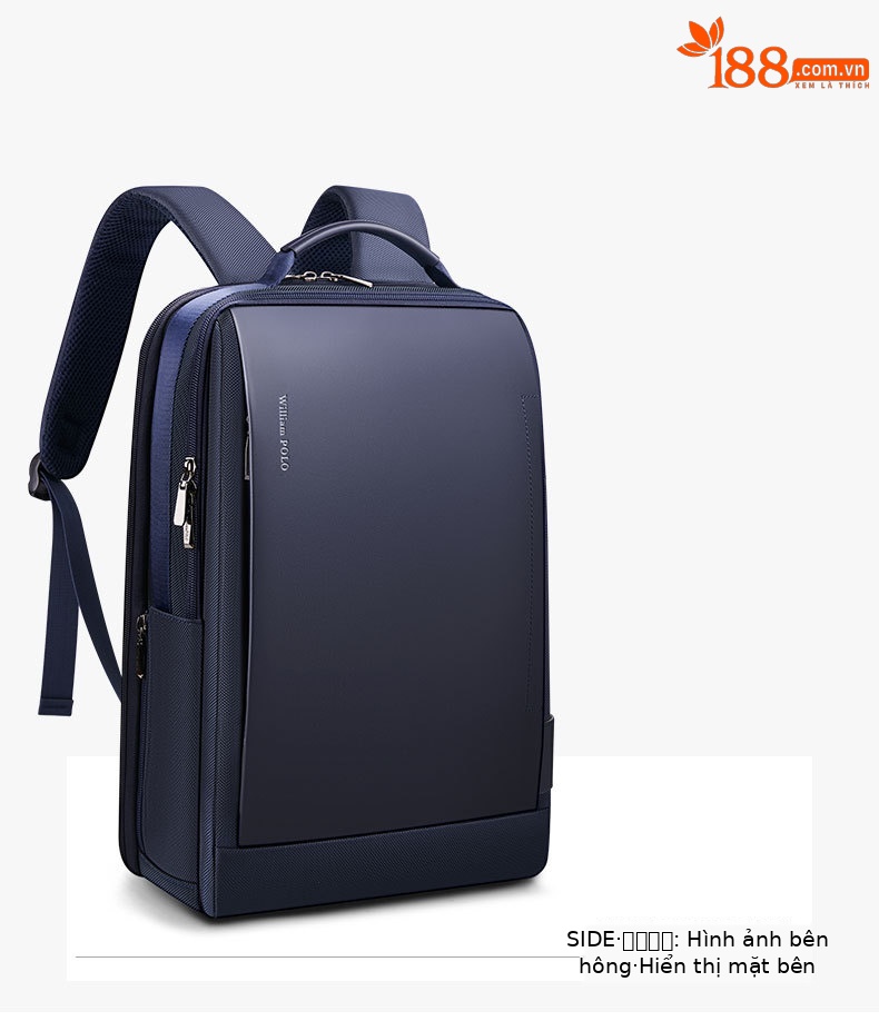 Balo nam công suất lớn đa năng chống nước, đựng laptop 15.6 inch, phù hợp du lịch công sở chi tiết 9