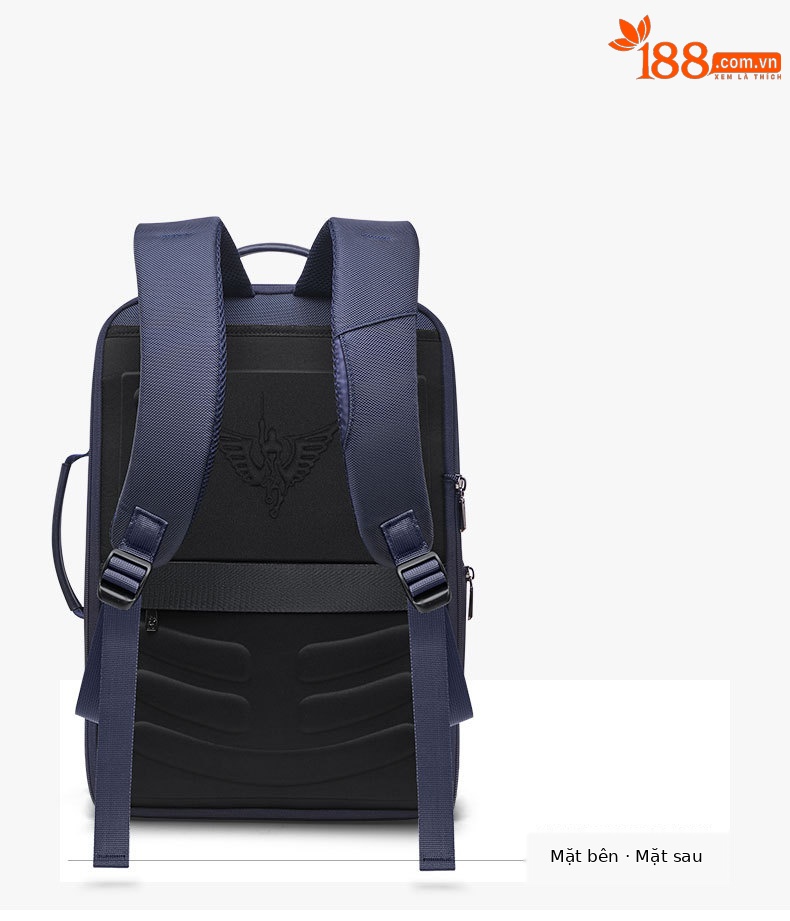 Balo nam công suất lớn đa năng chống nước, đựng laptop 15.6 inch, phù hợp du lịch công sở chi tiết 11