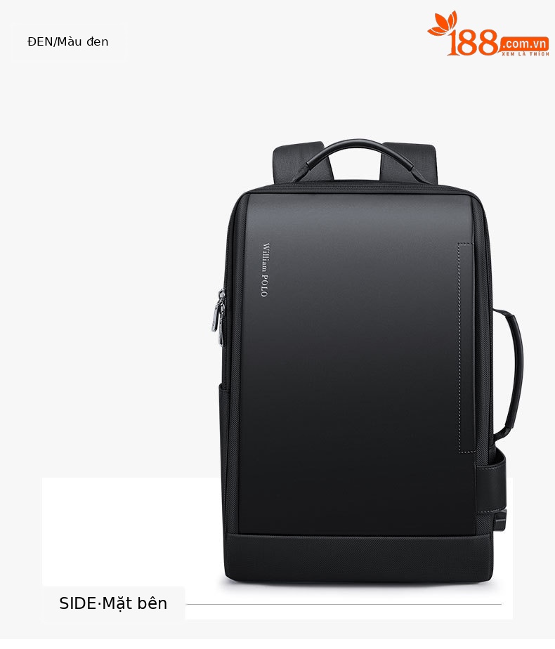 Balo nam công suất lớn đa năng chống nước, đựng laptop 15.6 inch, phù hợp du lịch công sở chi tiết 14