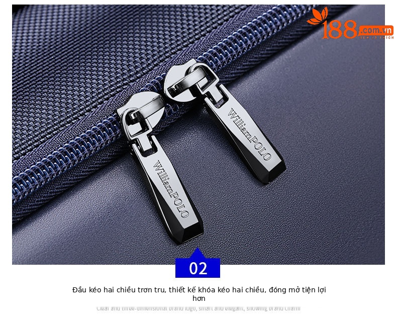 Balo nam công suất lớn đa năng chống nước, đựng laptop 15.6 inch, phù hợp du lịch công sở chi tiết 16