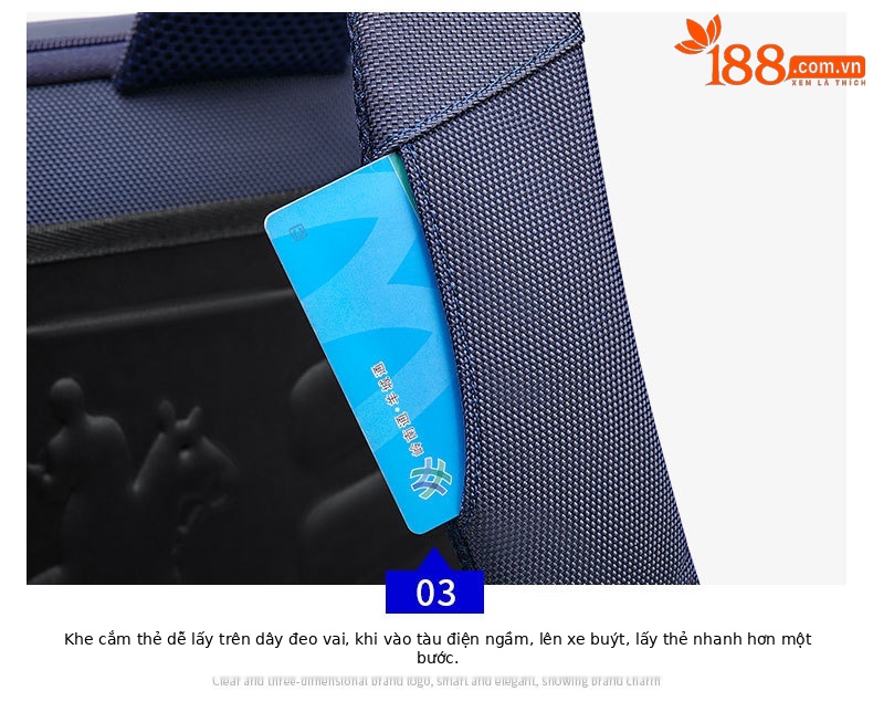 Balo nam công suất lớn đa năng chống nước, đựng laptop 15.6 inch, phù hợp du lịch công sở chi tiết 17