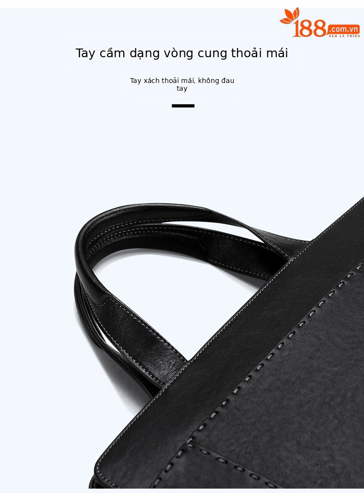 Cặp da nam nhiều ngăn đệm laptop Emperor Paul – túi xách công sở thương hiệu, đựng laptop 15-16 inch, đi làm hằng ngày chi tiết 7