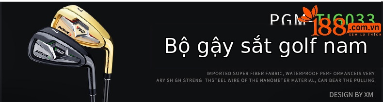 Gậy golf nam số 7 PGM NSR thế hệ thứ ba đầu thép không gỉ — TIG033 Đen [thanh carbon cấp R] sắt số 7, TIG033 màu đen [thanh carbon cấp S] sắt số 7, TIG033 Đen [thanh thép không gỉ] sắt số 7, TIG033 vàng [thanh carbon cấp R] sắt số 7 chi tiết 10