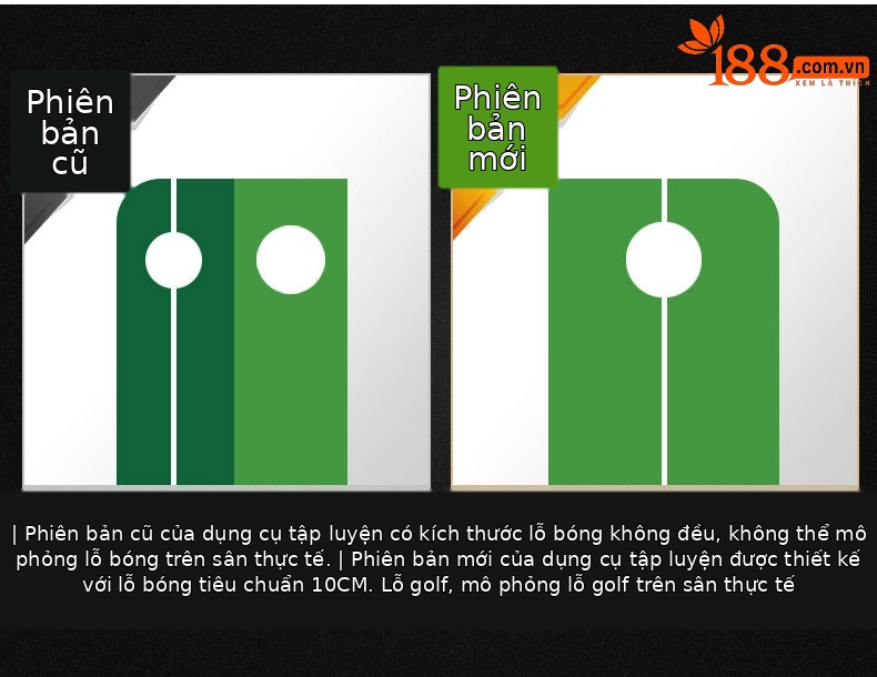 [Phiên bản bãi cỏ TL025] 3m có Fairway (bao bì Trung Quốc)