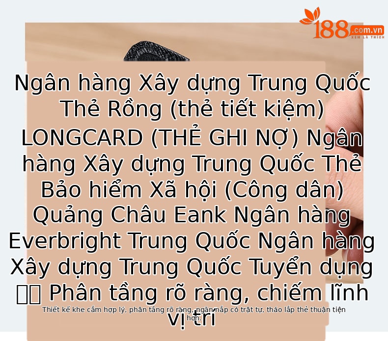 Ví da bò nam nhiều ngăn thẻ chống trộm Emperor Paul chi tiết 7
