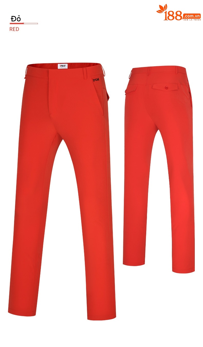 Quần thể thao golf nam co giãn mềm mại PGM — KUZ097 Màu Đỏ, KUZ097 màu xám, KUZ097 màu xanh hải quân chi tiết 7