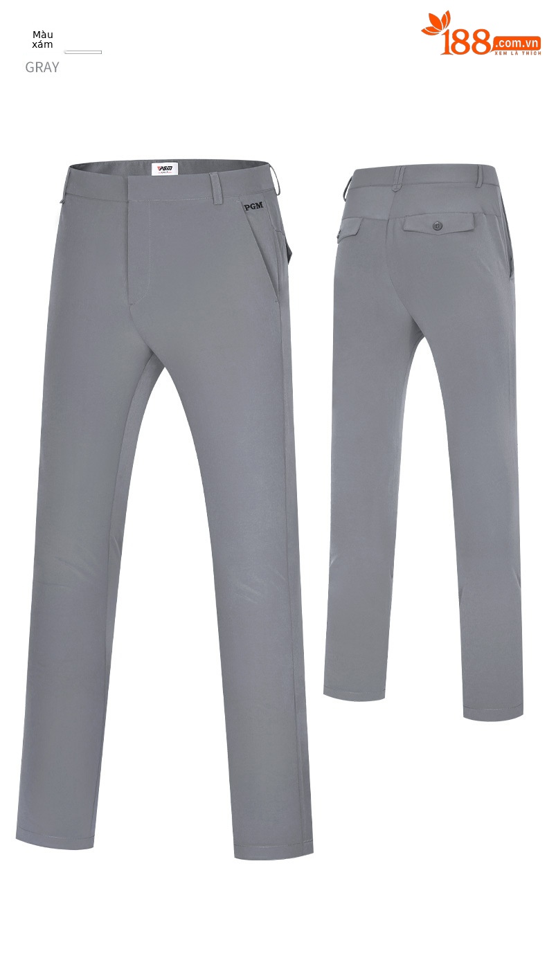Quần thể thao golf nam co giãn mềm mại PGM — KUZ097 Màu Đỏ, KUZ097 màu xám, KUZ097 màu xanh hải quân chi tiết 11