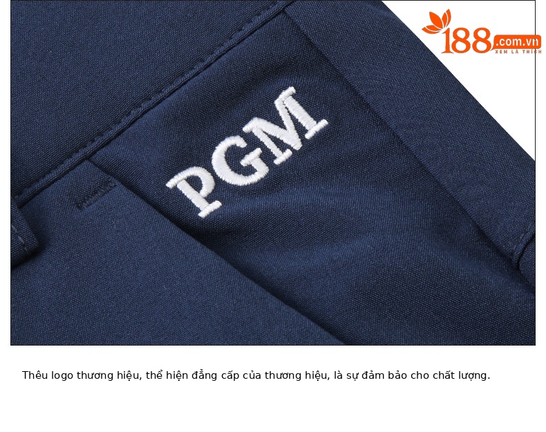 Quần thể thao golf nam co giãn mềm mại PGM — KUZ097 Màu Đỏ, KUZ097 màu xám, KUZ097 màu xanh hải quân chi tiết 14