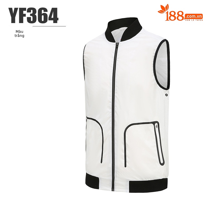 Áo vest nam YF364 màu trắng