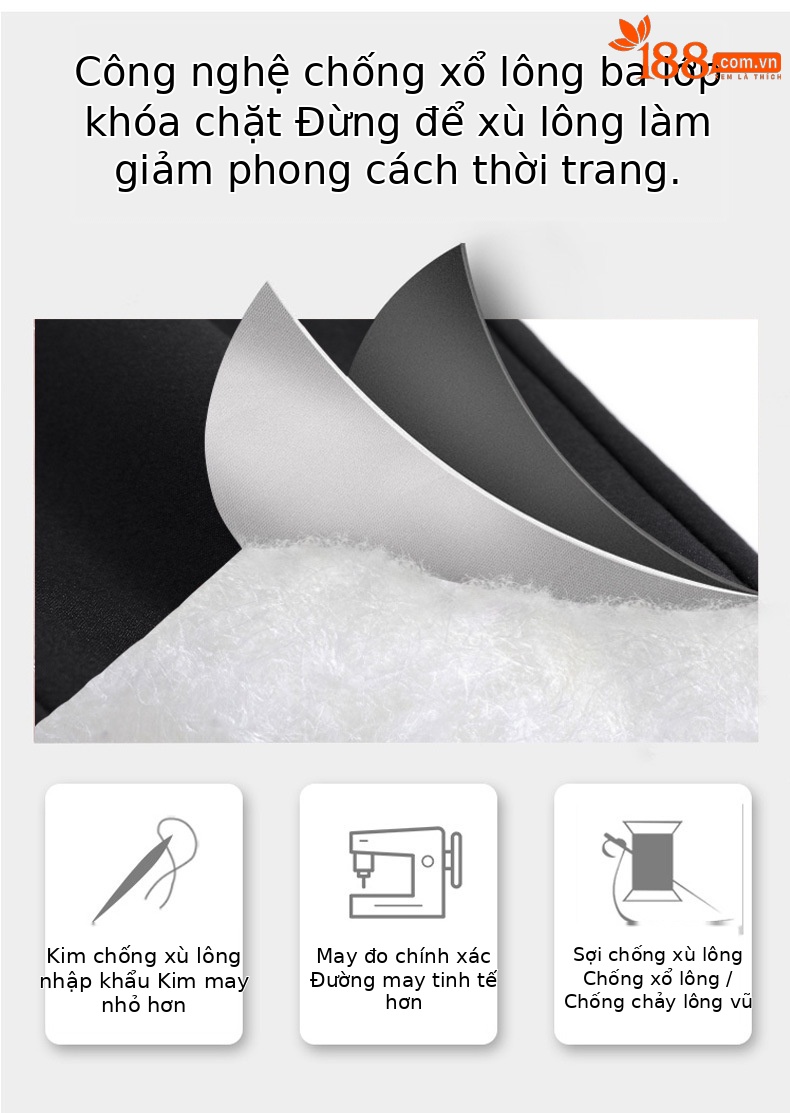 Quần ống suông nữ cạp cao lót nhung ấm, dáng rộng thoải mái mùa đông — 20329 (Thêu chữ cái) chi tiết 4