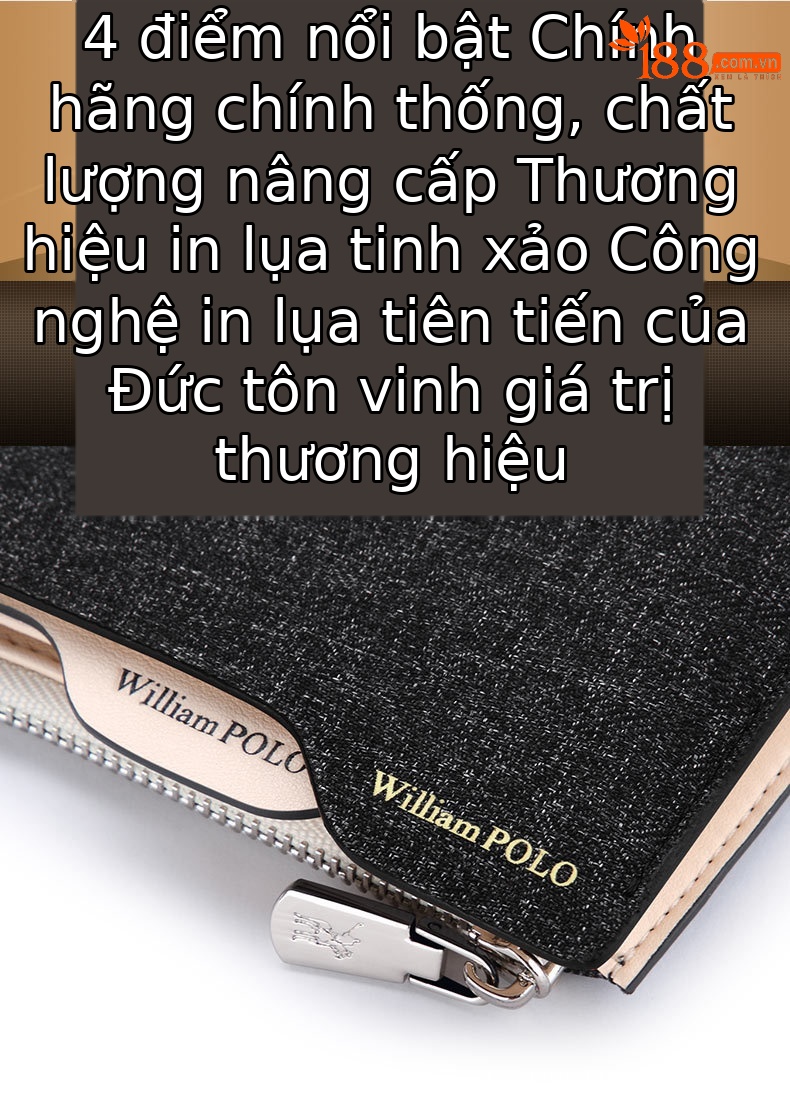 Ví nam vải ngắn phong cách Hàn Quốc, mỏng nhẹ đựng thẻ và tiền xu chi tiết 2