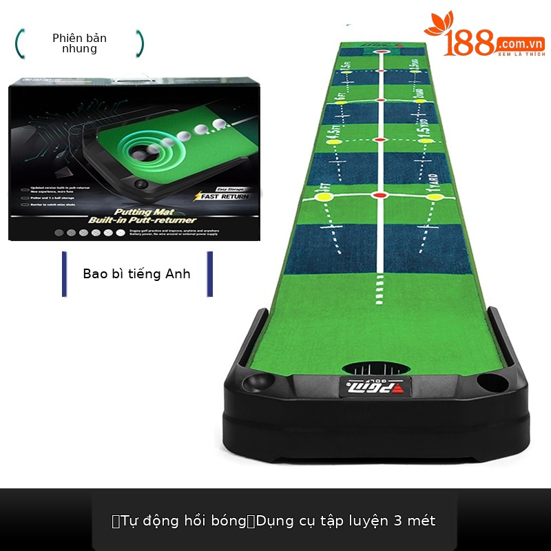 [Phiên bản nhung TL026] Bóng trả lại tự động 3M (bao bì tiếng Anh)
