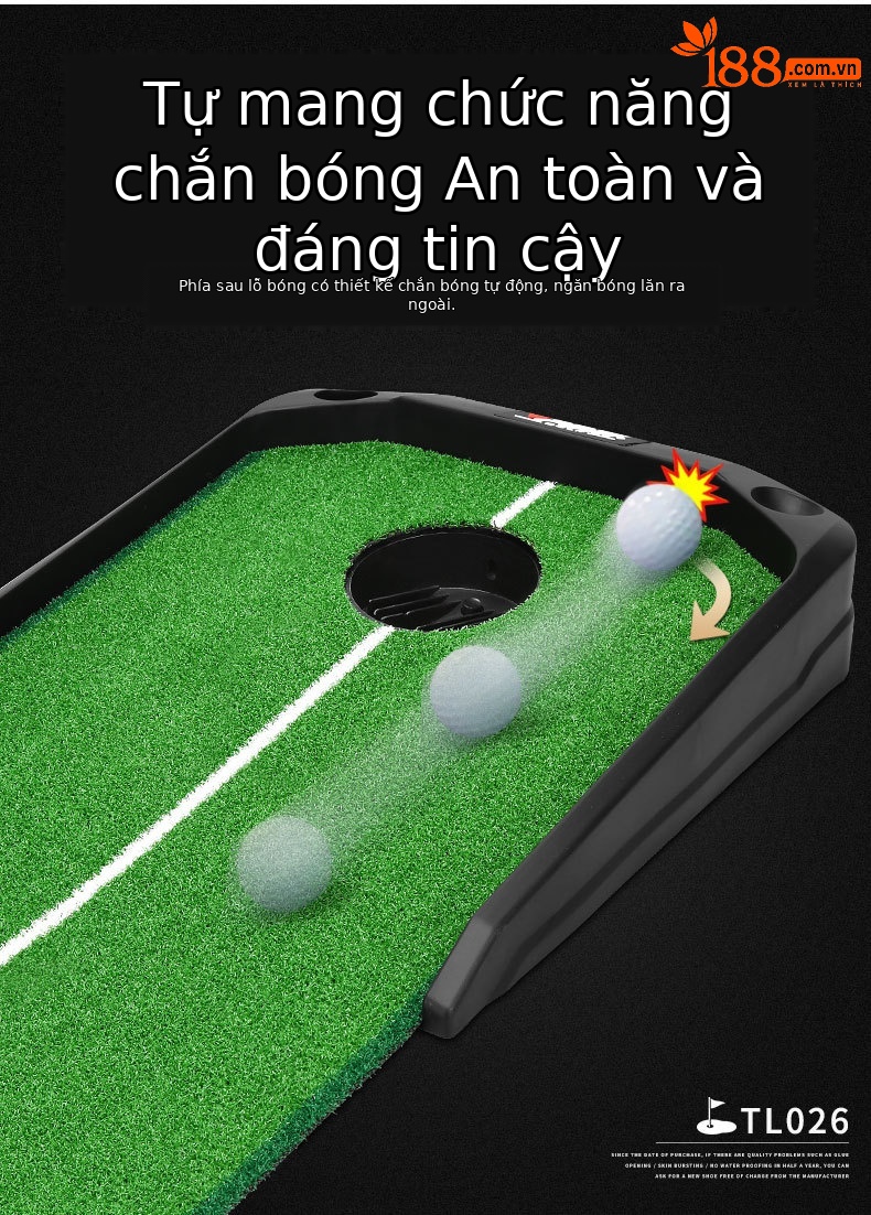 Máy tập golf PGM trả bóng tự động trong nhà 3 mét — [Phiên bản bãi cỏ TL026] Trả bóng tự động 3M (bao bì Trung Quốc), [Phiên bản bãi cỏ TL026] Trả bóng tự động 3M (bao bì tiếng Anh), [Phiên bản nhung TL026] Bóng trả lại tự động 3M (bao bì Trung Quốc), [Phiên bản nhung TL026] Bóng trả lại tự động 3M (bao bì tiếng Anh) chi tiết 6