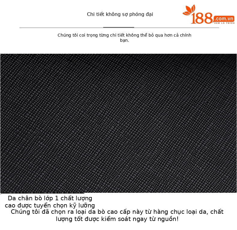 Ví card holder nam da thật siêu mỏng mini đựng thẻ lái xe thẻ ngân hàng thẻ tín dụng Emperor Paul chi tiết 19