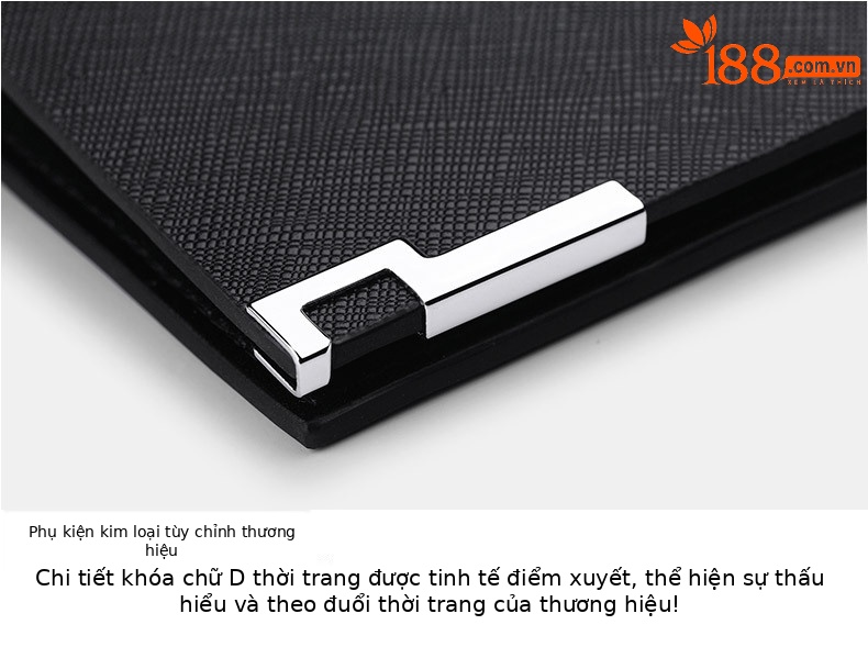Ví card holder nam da thật siêu mỏng mini đựng thẻ lái xe thẻ ngân hàng thẻ tín dụng Emperor Paul chi tiết 20
