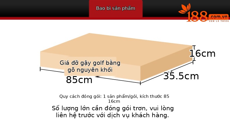 Giá treo gậy golf PGM bằng gỗ nguyên khối 13 lỗ — Giá đỡ Gậy 13 lỗ bằng gỗ nguyên khối ZJ009 chi tiết 2