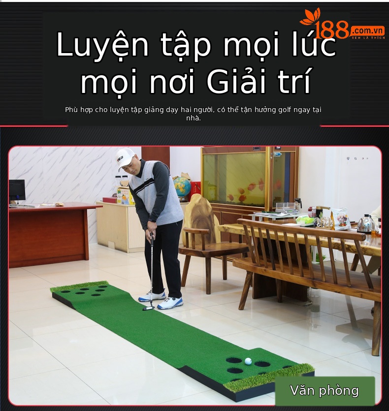 Thảm tập golf trong nhà PGM đa lỗ di động 0,6x3m — GL018 【Xanh lá đơn nhiều lỗ (không có cỏ dài) 】, GL018 [Green nhỏ nhiều lỗ đơn (không có cỏ dài) + 6 bóng], GL018 【một cây xanh nhỏ với cỏ dài và nhiều lỗ 】, GL018 [một quả xanh nhỏ với cỏ dài và nhiều lỗ, đặt 6 quả bóng] chi tiết 7