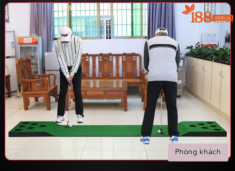 Thảm tập golf trong nhà PGM đa lỗ di động 0,6x3m — GL018 【Xanh lá đơn nhiều lỗ (không có cỏ dài) 】, GL018 [Green nhỏ nhiều lỗ đơn (không có cỏ dài) + 6 bóng], GL018 【một cây xanh nhỏ với cỏ dài và nhiều lỗ 】, GL018 [một quả xanh nhỏ với cỏ dài và nhiều lỗ, đặt 6 quả bóng] chi tiết 9