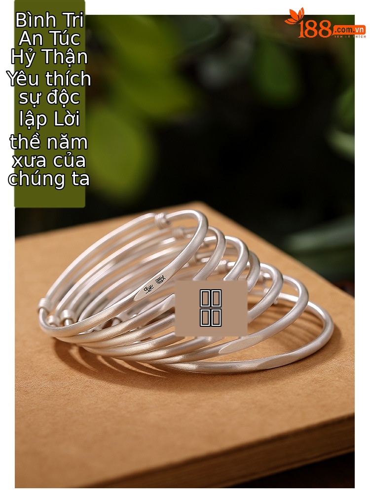Vòng tay bạc S999 nguyên chất hình hươu cổ điển, phong cách nghệ thuật — Mẫu vui vẻ chi tiết 1