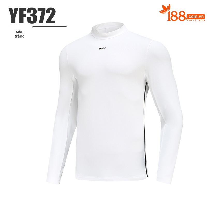 Áo dài tay nam YF372 màu trắng