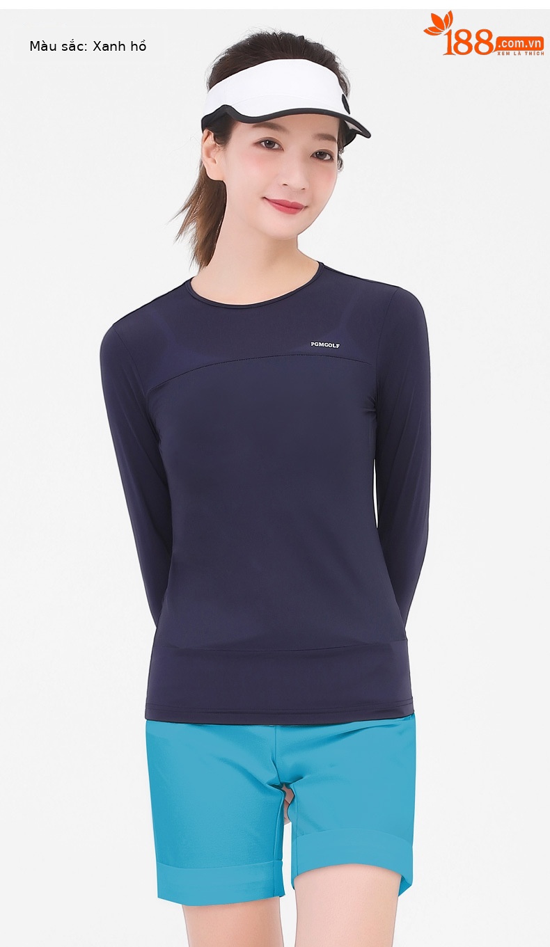 Quần short golf nữ co giãn nhanh khô PGM — KUZ101 màu xanh nhạt, KUZ101 màu xanh hải quân, KUZ101 màu trắng, KUZ101 màu xanh nước hồ chi tiết 13