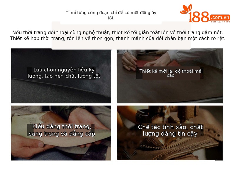 Sandal nữ da bò thật đế dày phong cách La Mã, mũi hở, gót cao — Màu nâu chi tiết 15