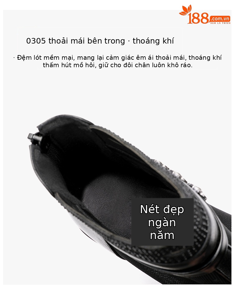 Sandal cao gót đế xuồng lưới nữ mũi hở, gót 9 cm, đế dày thoáng khí — Màu đen chi tiết 8