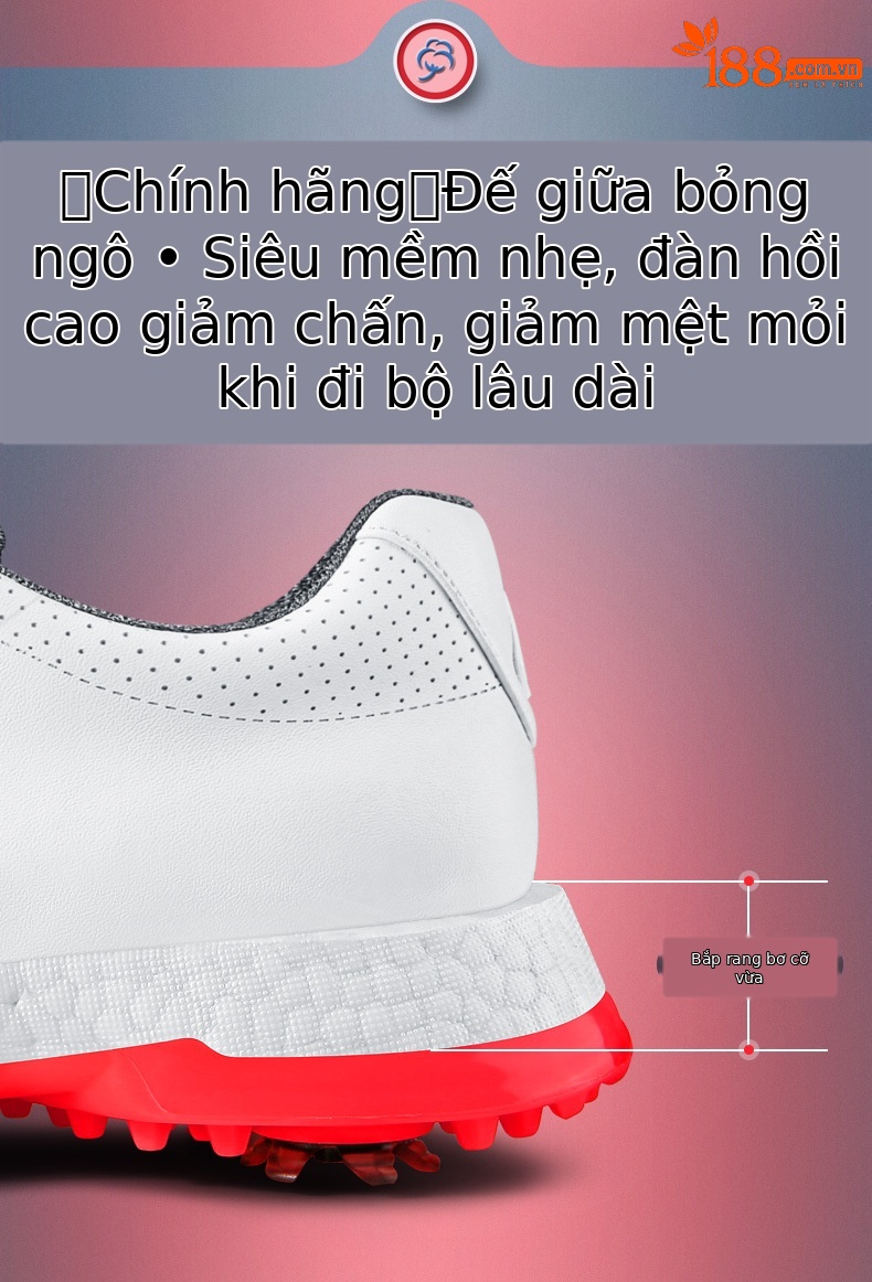 Giày golf nữ chống nước PGM đế foam siêu nhẹ, dây buộc xoay tiện lợi — Xz167-trắng cam đỏ, XZ171 nâng cấp khóa khóa-trắng Xám, XZ171 nâng cấp khóa khóa-trắng cam đỏ, Xz167-xanh lục huỳnh quang trắng chi tiết 8
