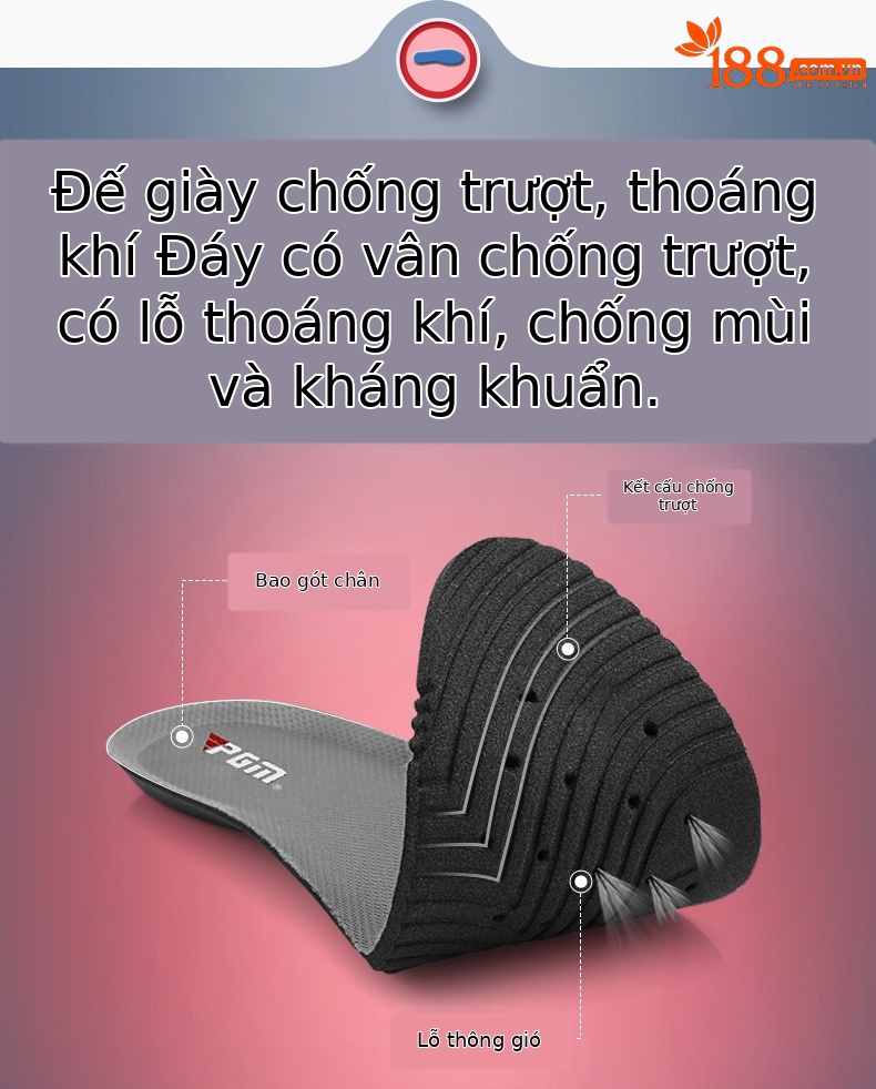 Giày golf nữ chống nước PGM đế foam siêu nhẹ, dây buộc xoay tiện lợi — Xz167-trắng cam đỏ, XZ171 nâng cấp khóa khóa-trắng Xám, XZ171 nâng cấp khóa khóa-trắng cam đỏ, Xz167-xanh lục huỳnh quang trắng chi tiết 13